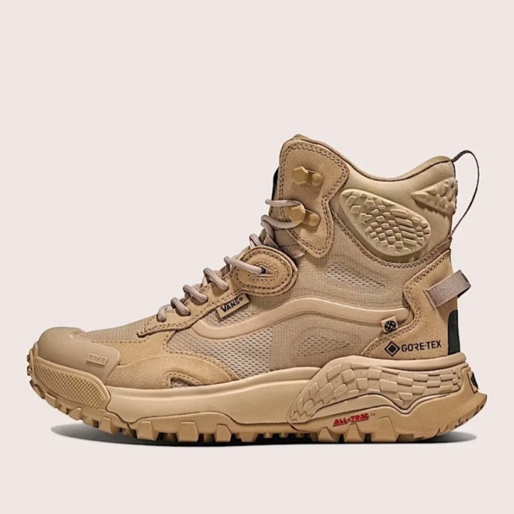 VANS Crestline GORE-TEX MTE Khaki / Tan Boots Waterproof new - Picture 1 of 4